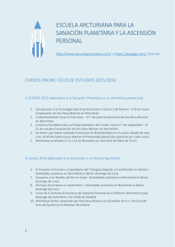 CURSOS ONLINE.pdf - Escuela Arcturiana Online