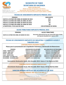 Descargar CALENDARIO TRIBUTARIO 2015Tipo de archivo