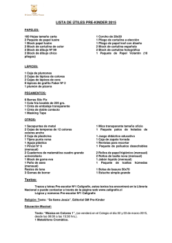 Prek&iacute;nder - El Carmen Teresiano