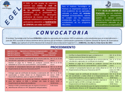 Convocatoria EGEL (clic aqui) - Instituto Tecnológico de Pachuca