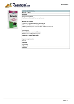 JARABE COFERIN 120 ML Producto : 82270 Disponible Beneficios