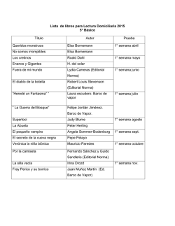 Plan lector 5º a 8º básico 2015 - Colegio Altazor