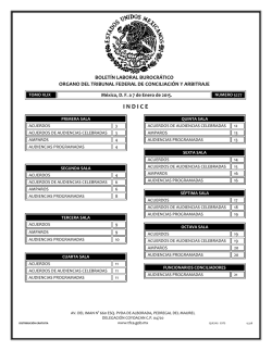 7 - Tribunal Federal de Conciliación y Arbitraje