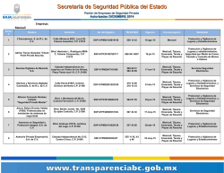 Secretar&iacute;a de Seguridad P&uacute;blica del Estado