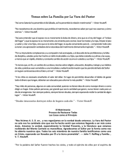 Temas sobre La Familia por La Vara del Pastor