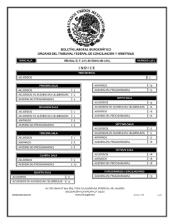 15 - Tribunal Federal de Conciliación y Arbitraje