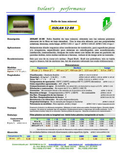 Info ISOLAN 32-R8 .jpg - Aislantes lana mineral