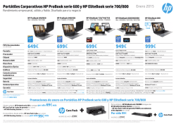 Portátiles Corporativos HP ProBook serie 600 y HP