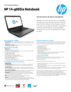 HP 14-g005la Notebook