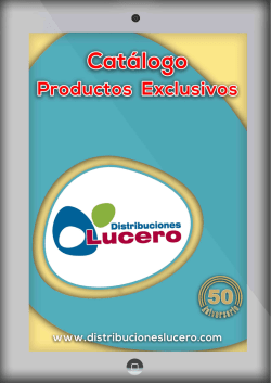 catalogo - Distribuciones Lucero