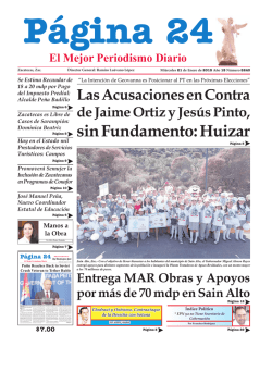 &ldquo;Corremos el Peligro de que el Pueblo nos Apedree y