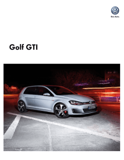 Descargar Ficha Técnica Golf GTI Año Modelo 2015