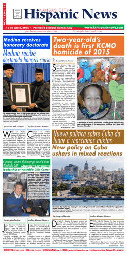 Medina recibe - Kansas City Hispanic News