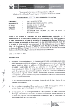"Decenio de las Personas con Discapacidad en el Perú