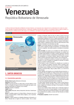 Venezuela - Ministerio de Asuntos Exteriores y de Cooperaci&oacute;n