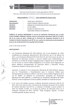 Presidencia Autoridad National