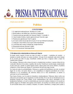Política - Prisma Bolivia