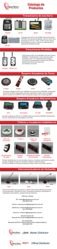 Transmisores UHF en los 400 Mhz (frecuencia libre) POGSAG, Con