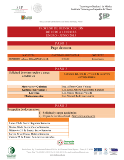 Tecnológico Nacional de México Instituto Tecnológico Superior de