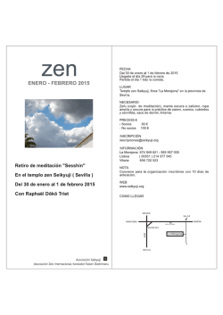 informaci&oacute;n - Templo Zen Seikyuji