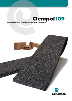 Tríptico Clempol 109 - Aislamientos acusticos
