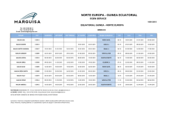 NORTE EUROPA - GUINEA ECUATORIAL