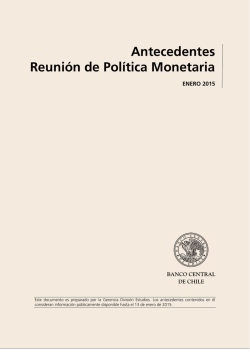Antecedentes Reuni&oacute;n de Pol&iacute;tica Monetaria