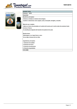 ANLINAT 40 ML Producto : 13070 Disponible Beneficios principales