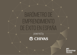 bar&oacute;metro de emprendimiento de &eacute;xito en espa&ntilde;a