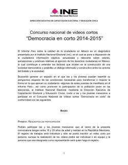 “Democracia en corto 2014