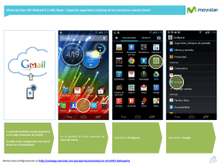 Motorola XT925 Razr HD - Backup de agenda o contactos en Android