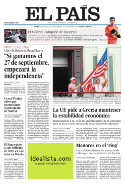 &ldquo;Si ganamos el 27 de septiembre, empezar&aacute; la independencia&rdquo;