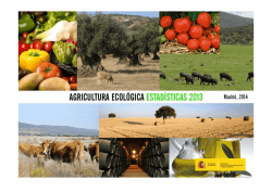 Agricultura Ecológica en España. Datos estadísticos