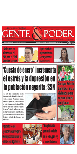 Miércoles 14 de Enero de 2015