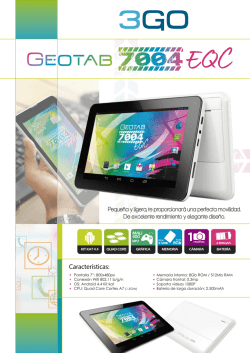 Ficha Tablet GT7004EQC