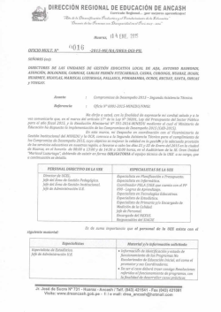 oficio multiple n° 0016-2015-me/gra/drea-dgi-pii