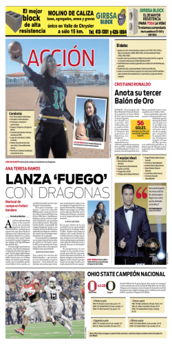 con Dragonas - El Diario de Coahuila