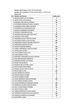 Notas Finales 2015-1
