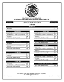 19 - Tribunal Federal de Conciliación y Arbitraje