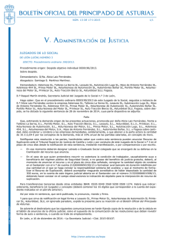 Bolet&iacute;n Oficial del Principado de Asturias