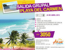 Playa del Carmen - Akun Viajes y Turismo