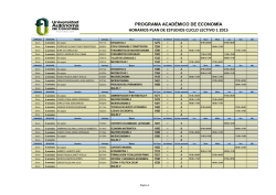 Horarios 2015-1