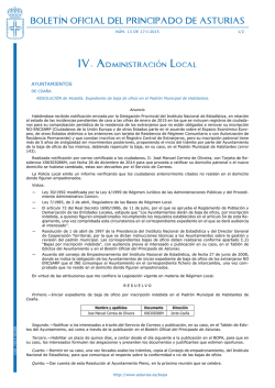Bolet&iacute;n Oficial del Principado de Asturias