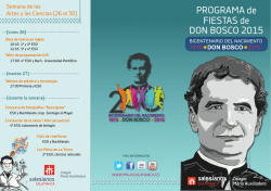 Programa DB 2015 - Colegio María Auxiliadora