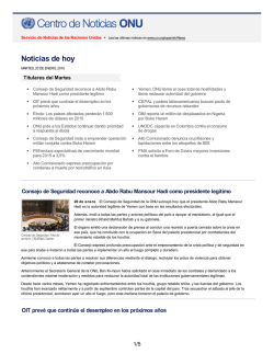 Noticias de hoy