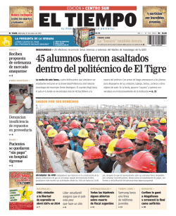 45 alumnos fueron asaltados dentro del politécnico de