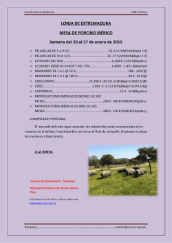 lonja de extremadura. semana del 20 al 2[...]