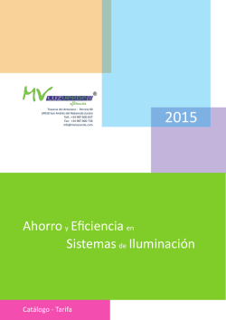 Ahorroy Eficienciaen Sistemasde Iluminaci&oacute;n