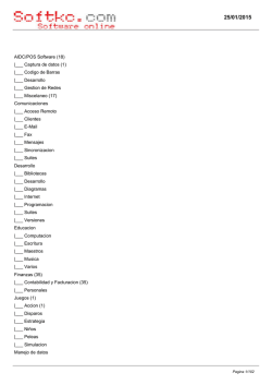 Catalogo completo - el software que necesitas hasta la comodidad