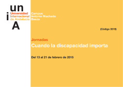 Cuando la discapacidad importa